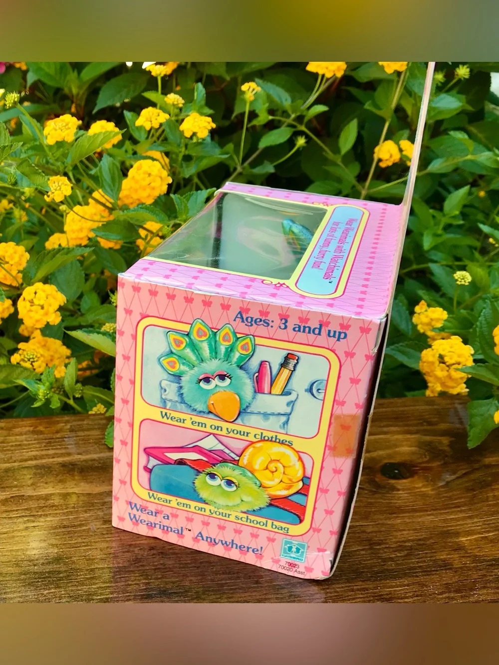 1986 NEW Vintage WEARIMALS Peacock Plush Hair Clip Accessories Clip On Anywhere